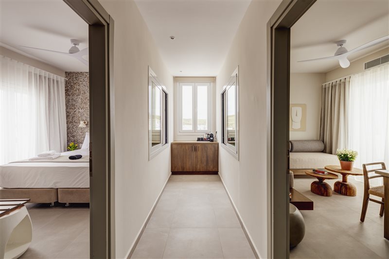 Two-Bedroom Family Suite with Sea & Garden View at Armia Experience Hotel, Vári, Sýros